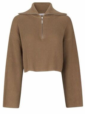 Oval Square Oswant Half Zip Knit. Size M